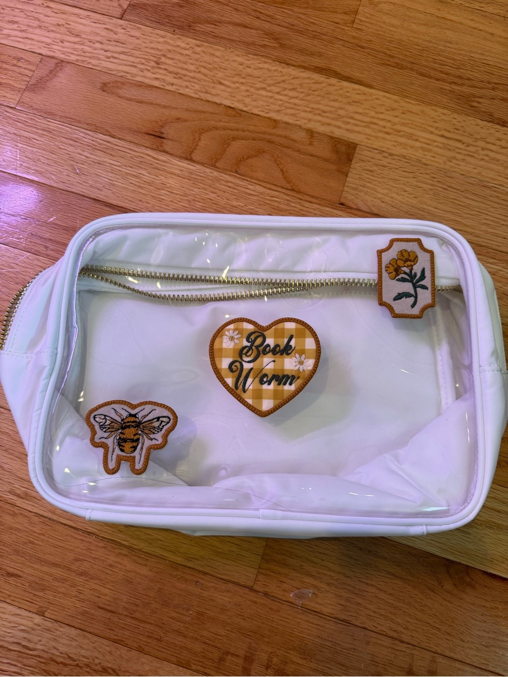 Stoney clover white large clear front